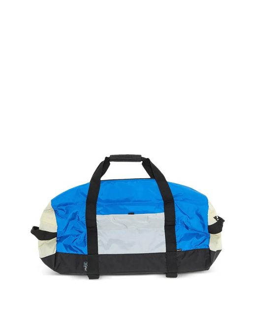 Supreme Blue Logo Duffle Bag for men