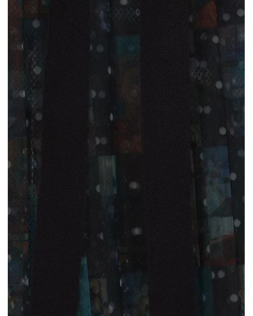 Comme des Garçons Blue Poplin Skirt