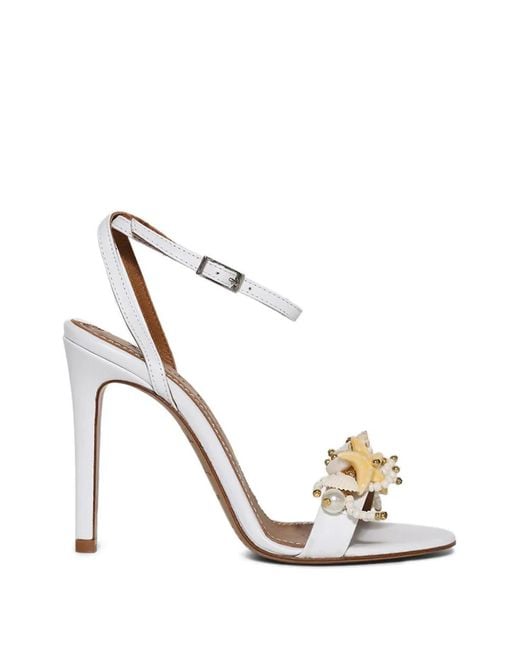 Alameda Turquesa White Sirena Sandals