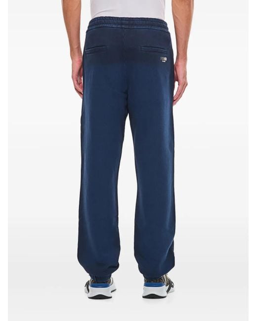 Fendi Blue Gradient Effect Track Pants for men