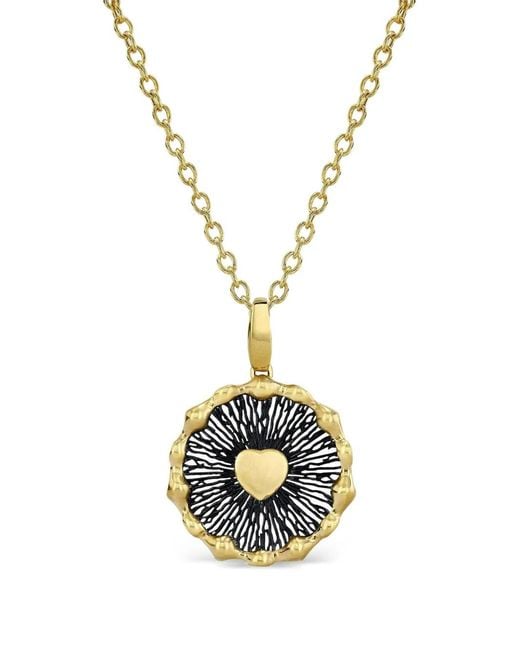 VRAM Metallic Hypha Heart Necklace