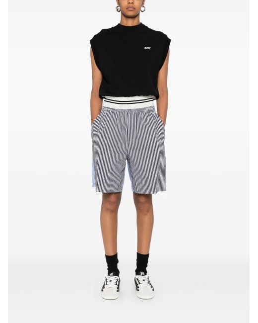 Autry Black Crew-Neck Vest