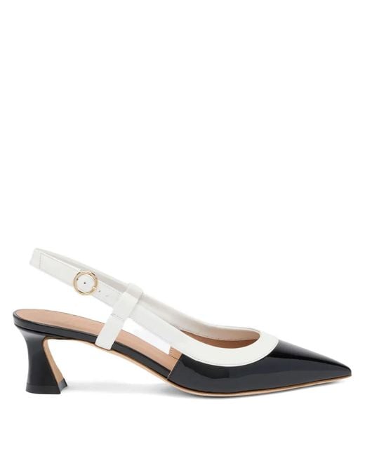 Malone Souliers Metallic Slingback Pumps