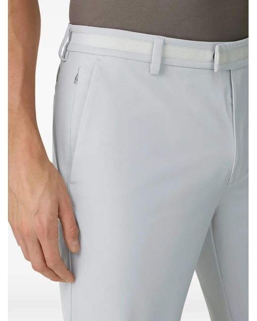 Boggi White Stretch Bermuda Shorts for men