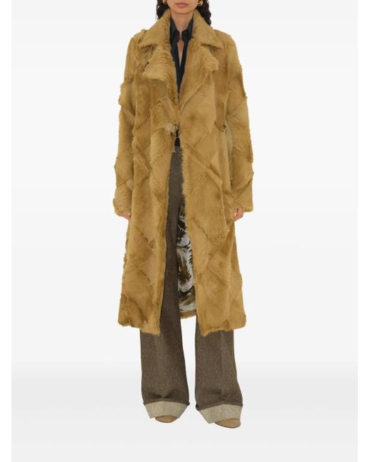 Burberry Natural Leather Coat