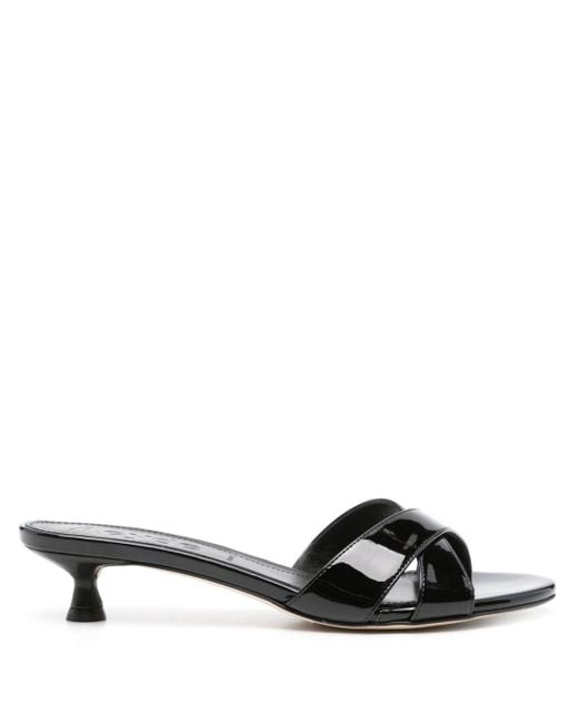 Aeyde Black Stina Patent Calf Leather Shoes