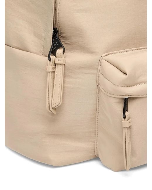 Calvin Klein Natural Metro Logo-Patch Backpack