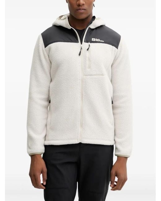 Hoodie Kammweg Jack Wolfskin pour homme en coloris White