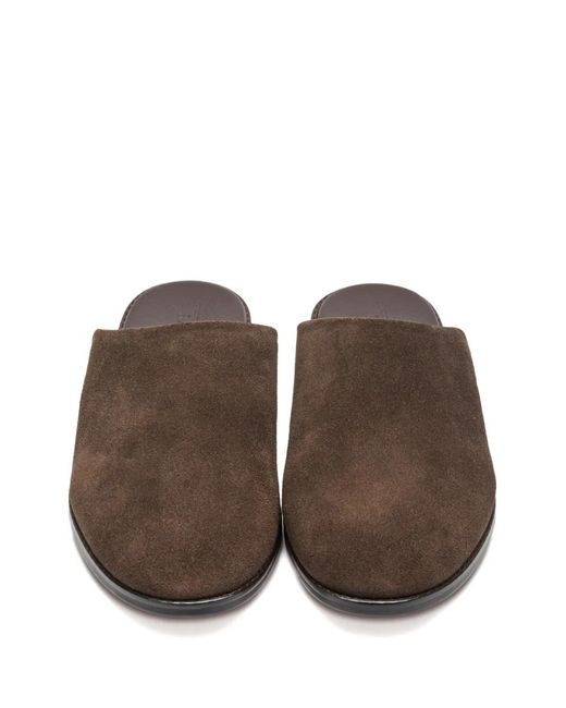 Suicoke Brown Leather Mules