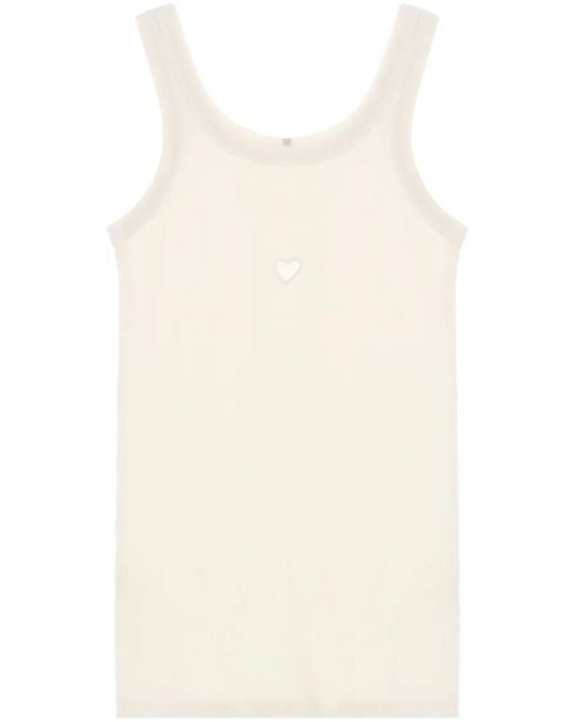 Baserange Natural Cut-Out Tank Top