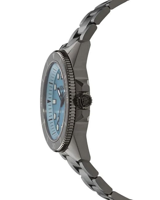 Versace Blue Montre Greca Force 42 Mm for men