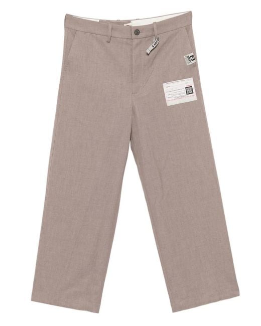 Maison Mihara Yasuhiro Gray Layered Trousers