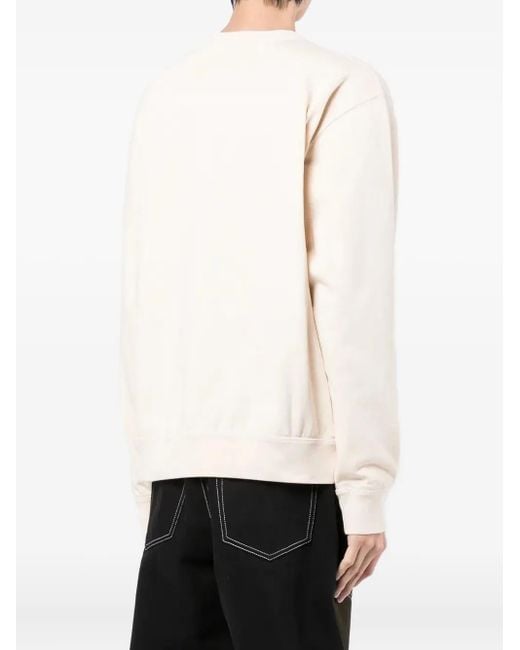 Isabel Marant Besticktes Sweatshirt mit Tigerstreifen in White für Herren