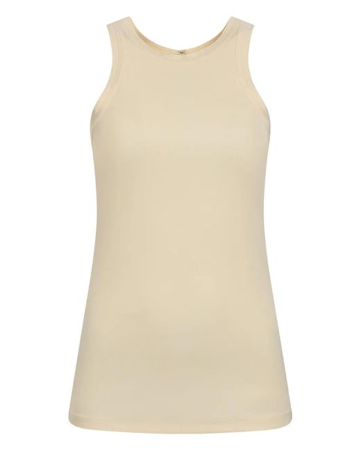 Totême Natural Zip-Back Tank Top