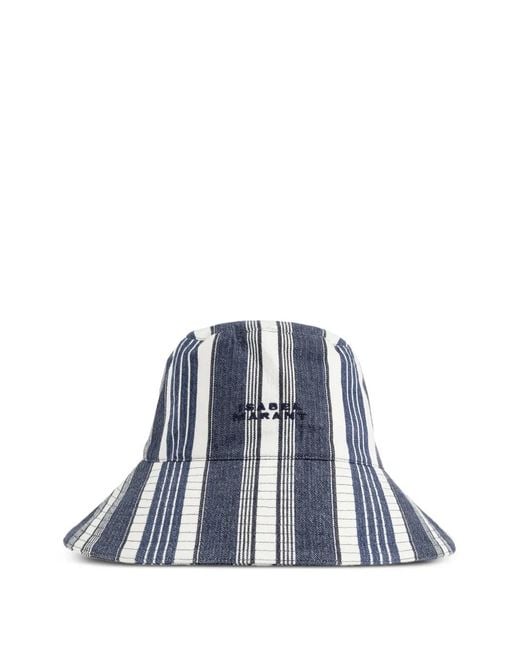 Isabel Marant Blue Shaelyn Cotton Hat