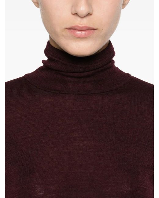 Forte_forte Brown Turtleneck Sweater