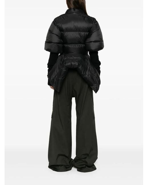 Rick Owens Black Batwing Duvet Jacket