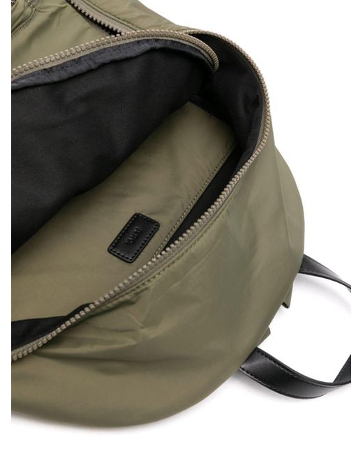 A.P.C. Green Blake Logo-patch Backpack for men