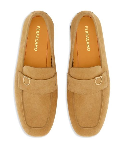 メンズ Ferragamo ガンチーニチャーム ローファー Brown