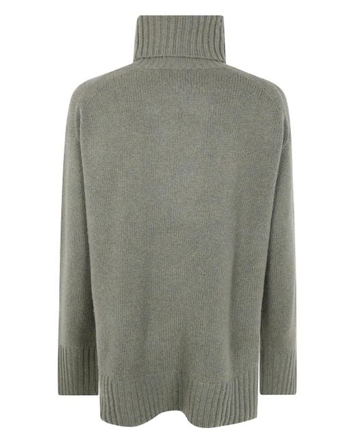 Polo Ralph Lauren Gray Turtleneck Wool Sweater