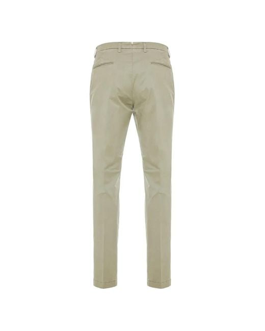 Corneliani Green Buttoned Trousers for men