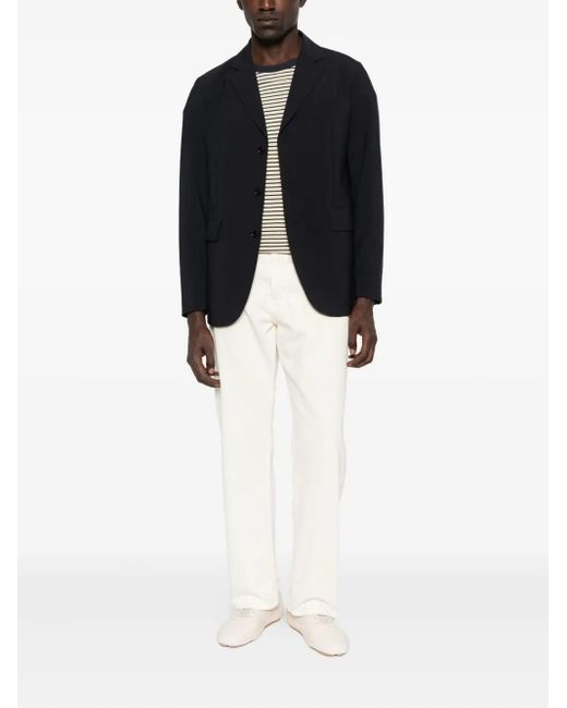 Aspesi Blue Three-Button Blazer for men