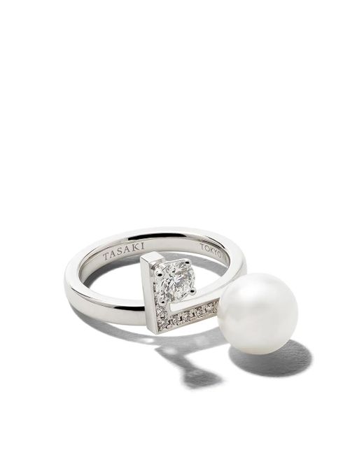 Tasaki 18Kt Witgouden Ring in het White