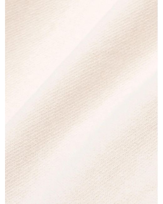 Sporty & Rich White Team Crew-Neck Cotton Sweatshirt