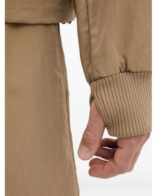Won Hundred Natural Zip-Fastening Ribbed-Cuff Jacket for men