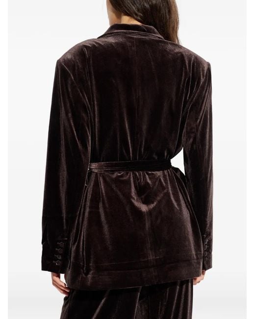 Gestuz Black Gzvitta Velvet Blazer