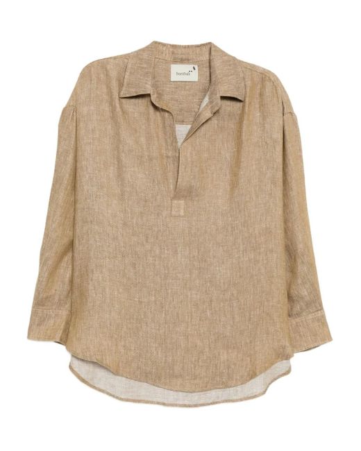 Blusa de lino Bambah de color Natural