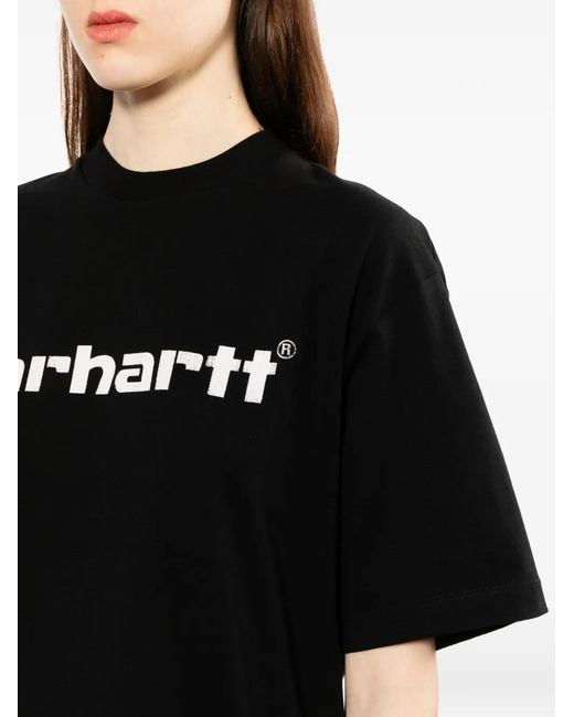 Carhartt Black S/S Archive Script T-Shirt