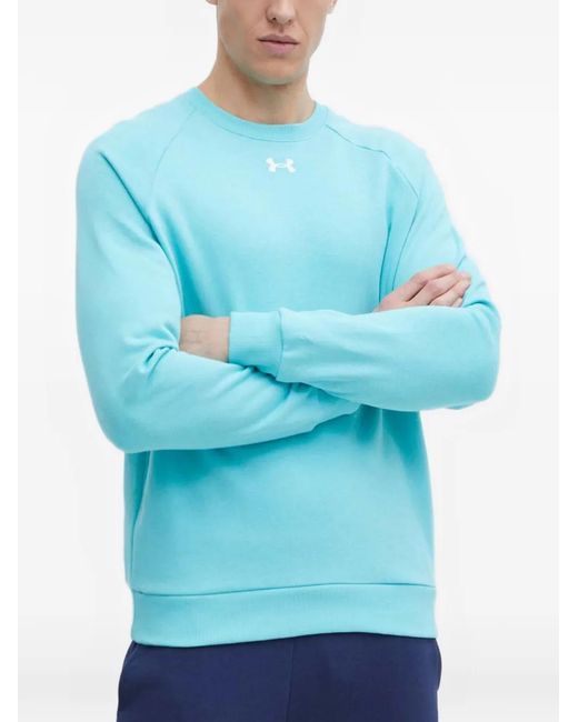 Under Armour Blue Raglan-Sleeve Sweater for men