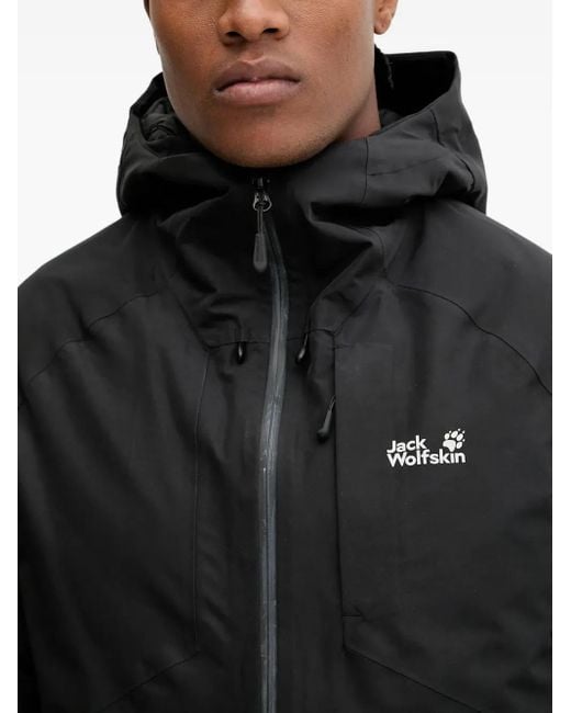 Veste Zippée Icecape À Capuche Jack Wolfskin pour homme en coloris Black