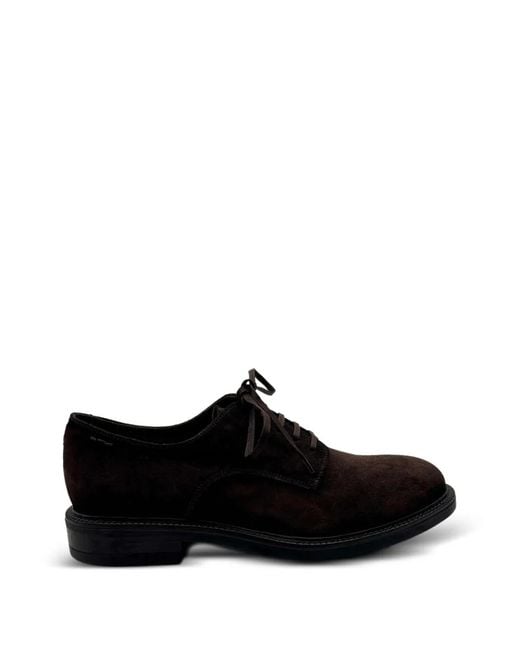 Alexander Hotto Black Lace-Up Derby Shoes for men