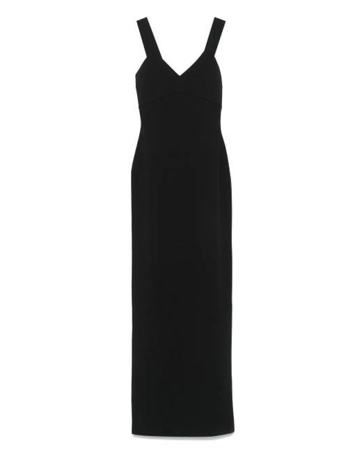 Solace London Black Maxi Dress Nalani
