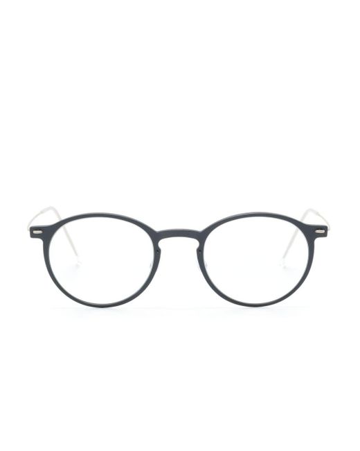 Lindberg Gray Matte 6541 Brille mit rundem Gestell