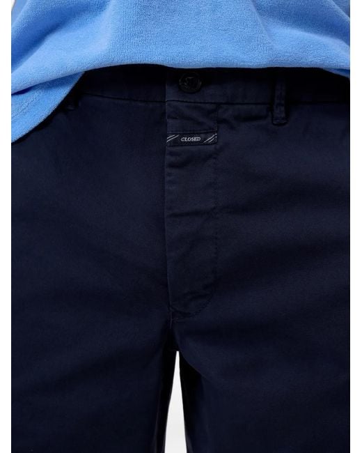 Closed Chino Shorts in het Blue voor heren