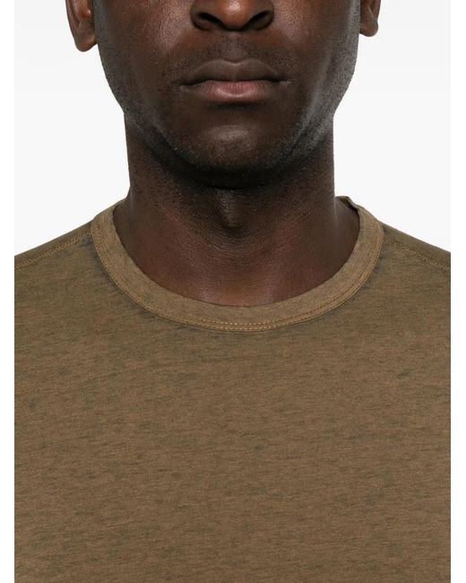 John Varvatos Green Round-Neck Short-Sleeve T-Shirt for men