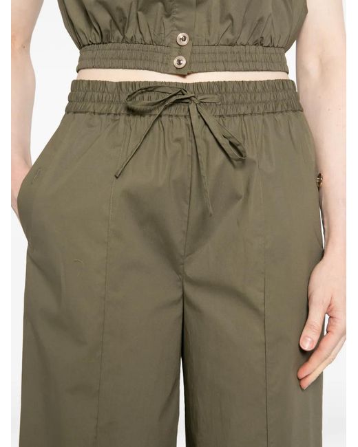 Pantalones Con Cordones Twinset de color Green