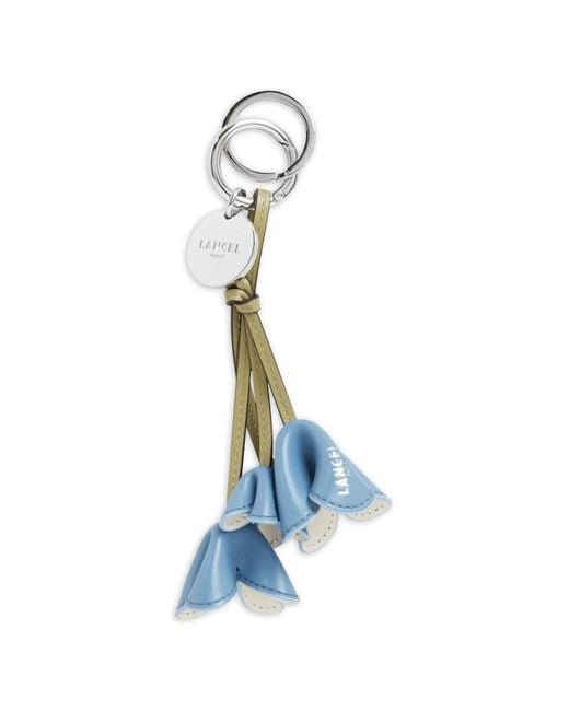 Lancel Blue Tutti Fleuri Keyring