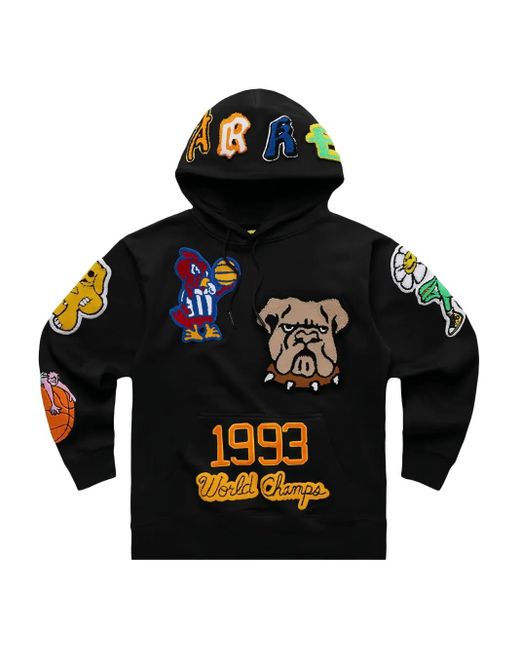 メンズ Market Varsity Overload パーカー Black