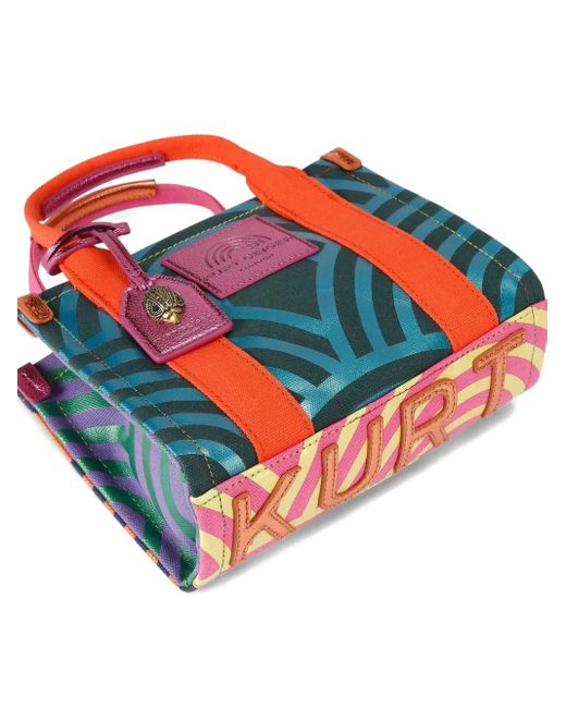 Kurt Geiger Red Small Southbank Eagle-Head Tote Bag