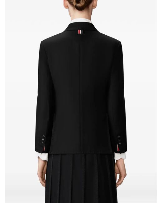 Thom Browne Black Grosgrain Twill Jacket