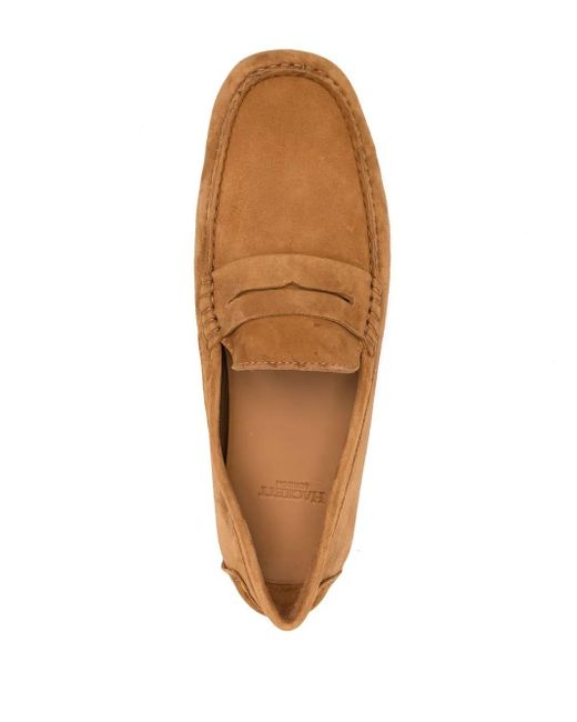 Hackett Suède Loafers in het Brown voor heren