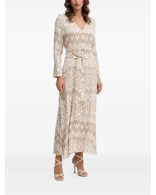 Marciano Natural Maxikleid mit Knöpfen