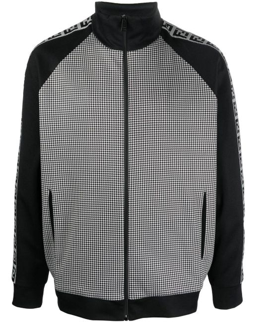 Fendi Black Zip-up Sweatshirt for men