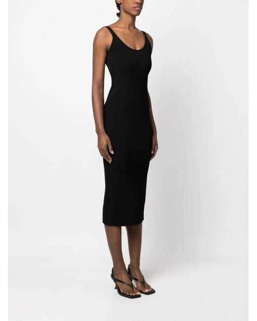 Robe En Maille À Dos Nu Gcds en coloris Black