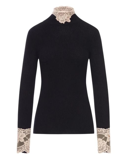 Valentino Garavani Black Cashmere Sweater