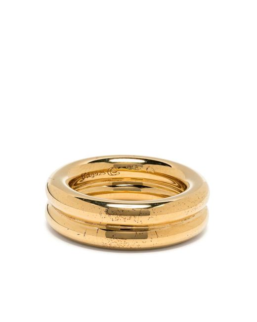 Charlotte Chesnais Metallic Double Brahma Ring